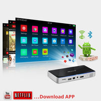 BYINTEK UFO P10 Portable Smart Home Theater Pocket Android 7.1.2 OS Wifi Mini HD LED Projector For Full HD1080P MAX 4K HDMI