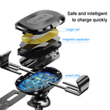 Baseus Car Qi Wireless Charger For iPhone XS Max X 8 10w Fast Wirless Charging Wireless Car Charger For Samsung S10 Xiaomi Mi 9