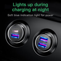Baseus Quick Charge 4.0 3.0 USB Car Charger For Xiaomi mi 9 Huawei P30 Pro QC4.0 QC3.0 QC 5A Fast PD Car Charging Phone Charger