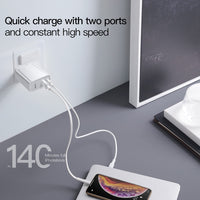 Baseus Quick Charge 4.0 3.0 USB Charger 5A for Huawei 30W QC 4.0 3.0 Quick Charger PD 3.0 Fast Charger for iPhone