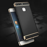 Case for Huawei P10 P9 P8 Lite Plus 2017 Case P20 P30 Pro Luxury 3 In 1 Slim Hard Cover for Huwei Honor 8 9 10 V10 V20 2016 2015