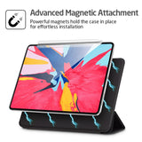 ESR Magnetic Smart Case for iPad Pro 12.9 2018 Cover Trifold Stand Magnet Case Auto Sleep/Wake Rubberized Cover for iPad Pro12.9