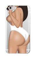 Kimoji Kim Kardashian kanye west north kylie jenner Soft TPU Phone Case Cover Coque For iPhone 7Plus 7 6 6S 5 5S SE  XS Max
