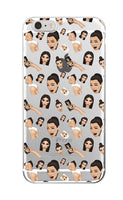 Kimoji Kim Kardashian kanye west north kylie jenner Soft TPU Phone Case Cover Coque For iPhone 7Plus 7 6 6S 5 5S SE  XS Max