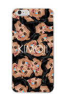Kimoji Kim Kardashian kanye west north kylie jenner Soft TPU Phone Case Cover Coque For iPhone 7Plus 7 6 6S 5 5S SE  XS Max