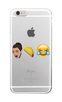 Kimoji Kim Kardashian kanye west north kylie jenner Soft TPU Phone Case Cover Coque For iPhone 7Plus 7 6 6S 5 5S SE  XS Max