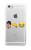 Kimoji Kim Kardashian kanye west north kylie jenner Soft TPU Phone Case Cover Coque For iPhone 7Plus 7 6 6S 5 5S SE  XS Max