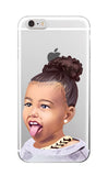 Kimoji Kim Kardashian kanye west north kylie jenner Soft TPU Phone Case Cover Coque For iPhone 7Plus 7 6 6S 5 5S SE  XS Max