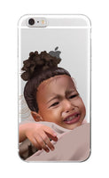 Kimoji Kim Kardashian kanye west north kylie jenner Soft TPU Phone Case Cover Coque For iPhone 7Plus 7 6 6S 5 5S SE  XS Max