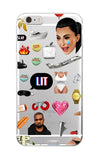 Kimoji Kim Kardashian kanye west north kylie jenner Soft TPU Phone Case Cover Coque For iPhone 7Plus 7 6 6S 5 5S SE  XS Max