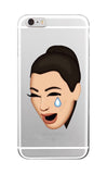 Kimoji Kim Kardashian kanye west north kylie jenner Soft TPU Phone Case Cover Coque For iPhone 7Plus 7 6 6S 5 5S SE  XS Max