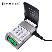 LCD Display With 4 Slots Smart Intelligent Battery Charger For AA / AAA NiCd NiMh Rechargeable Batteries