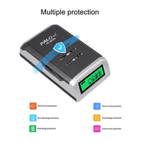 LCD Display With 4 Slots Smart Intelligent Battery Charger For AA / AAA NiCd NiMh Rechargeable Batteries