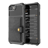 Luxury PU Leather Wallet Case for iPhone 6 6s 7 8 Plus X XS XR XX MAX Cases Wallet Flip Cover Buckle for iPhone Phone XR Fundas