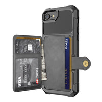 Luxury PU Leather Wallet Case for iPhone 6 6s 7 8 Plus X XS XR XX MAX Cases Wallet Flip Cover Buckle for iPhone Phone XR Fundas