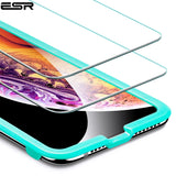 Screen Protector for iPhone X XS XR XS Max ESR [3Pack] 5X Stronger Tempered Glass Protector free Applicator for iPhone XR XS Max