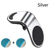 Tideok Magnetic Car Phone Holder L Shape Air Vent Mount Stand in Car GPS Mobile Phone Holder For iPhone X Samsung S9 Xiaomi