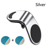 Tideok Magnetic Car Phone Holder L Shape Air Vent Mount Stand in Car GPS Mobile Phone Holder For iPhone X Samsung S9 Xiaomi