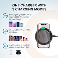 Ugreen 10W Qi Wireless Charger for iPhone X XS XR 8 Plus Fast Wireless Charging Pad for Samsung S8 S9 S10 Xiaomi mi 9 Charger