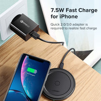 Ugreen 10W Qi Wireless Charger for iPhone X XS XR 8 Plus Fast Wireless Charging Pad for Samsung S8 S9 S10 Xiaomi mi 9 Charger